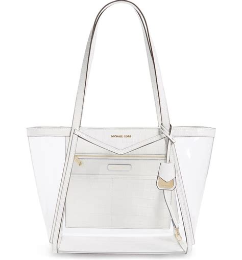 michael kors purse extender|michael kors clear tote.